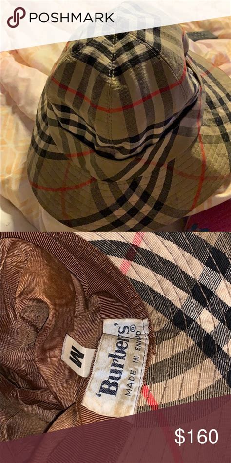 used burberry rain hats|authentic Burberry hat.